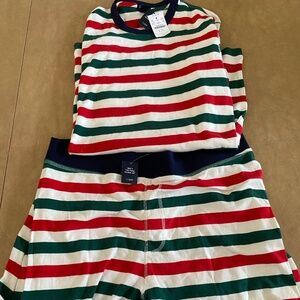 NWT JCREW MENS STRIPED PJ SET